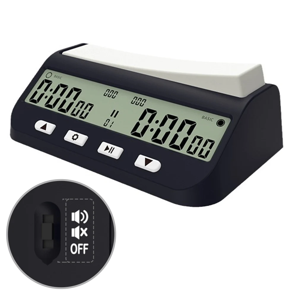 Reloj de ajedrez Chess chino / Go / Juegos de ajedrez Temporizador Reloj Temporizador de juego Temporizador digital de ajedrez Reloj de juego de mesa