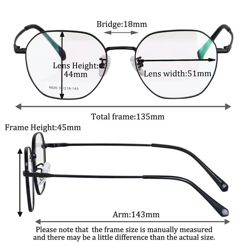 multifocal grade glasses near and far Men's glasses prescription glasses ladies myopia presbyopia anti reflection glasses y2k