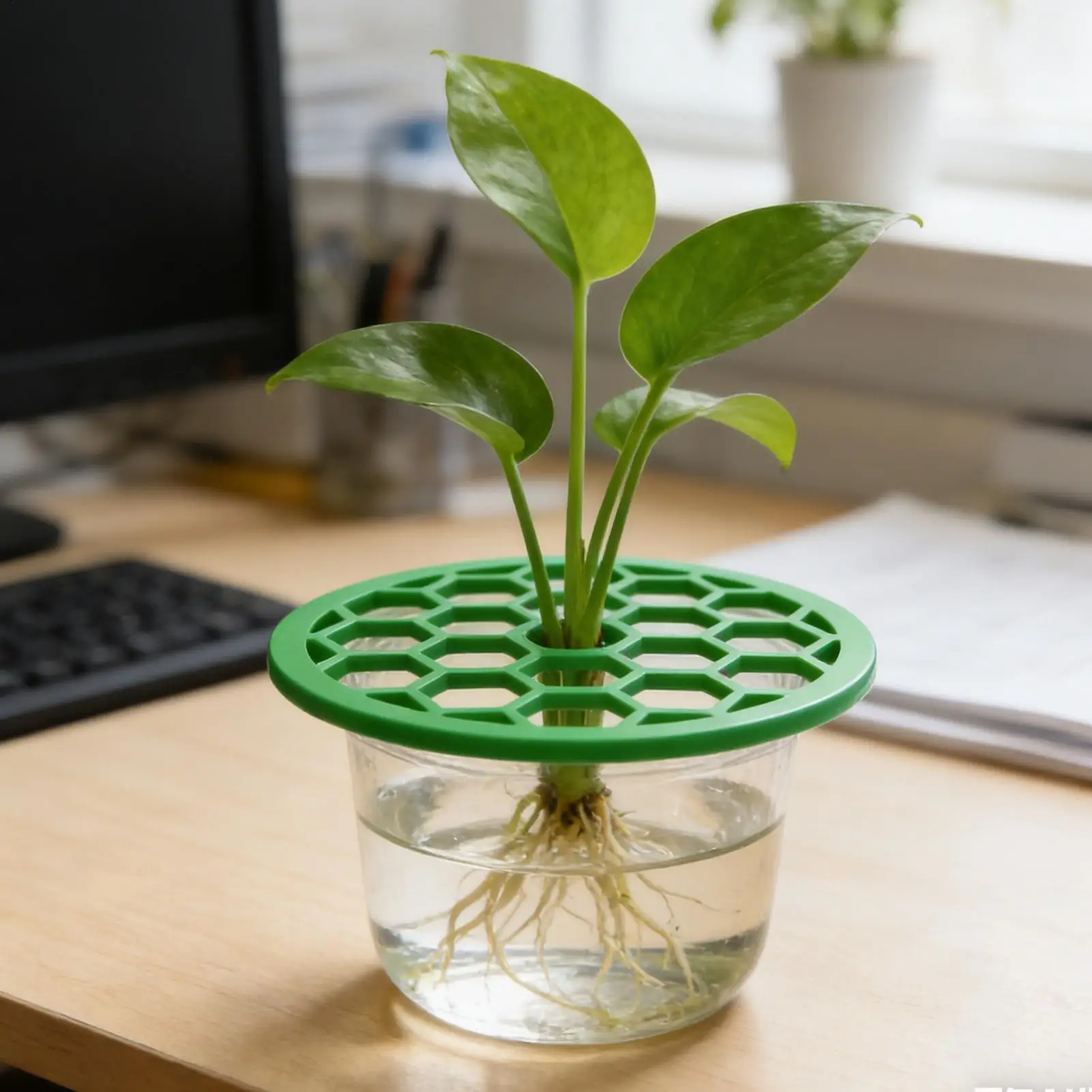 

Plant Branch Support 4Pcs Green Plastic Plant Propagation Trays Reusable Design Easy-Clean Dome Rooting Trays Heavy-Duty