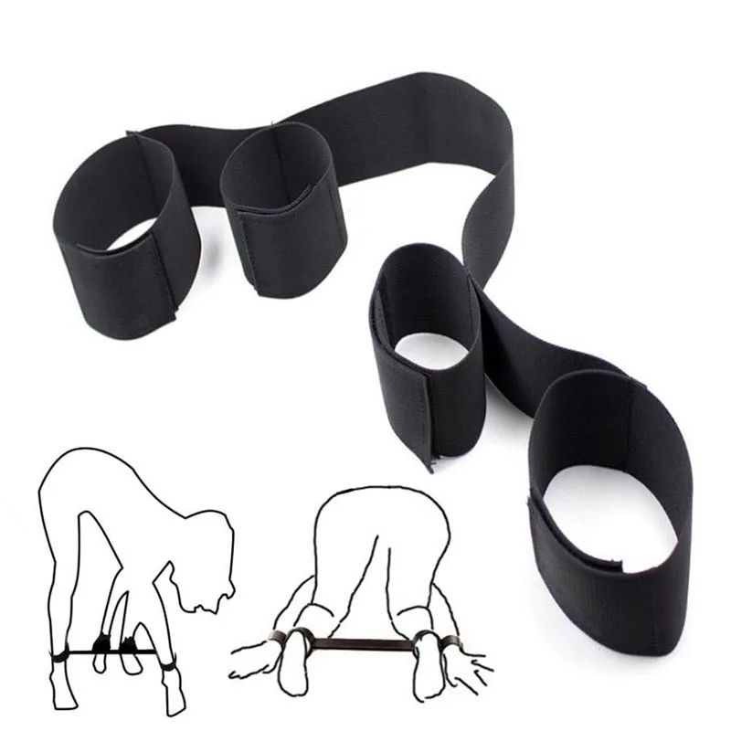 Bdsm Bondage Set Volwassen Spelletjes Handboeien Enkelboeien Speeltjes Voor Vrouwen Koppels Slave Bed Sm Band Zachte Manchetten Sex Shop