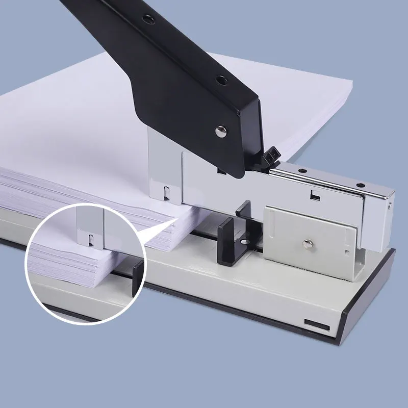 Heavy Duty Stapler Machine Commercial Hand-held Adjustment 100-200 Sheet School Office Binding Supplies with 1000 Staples