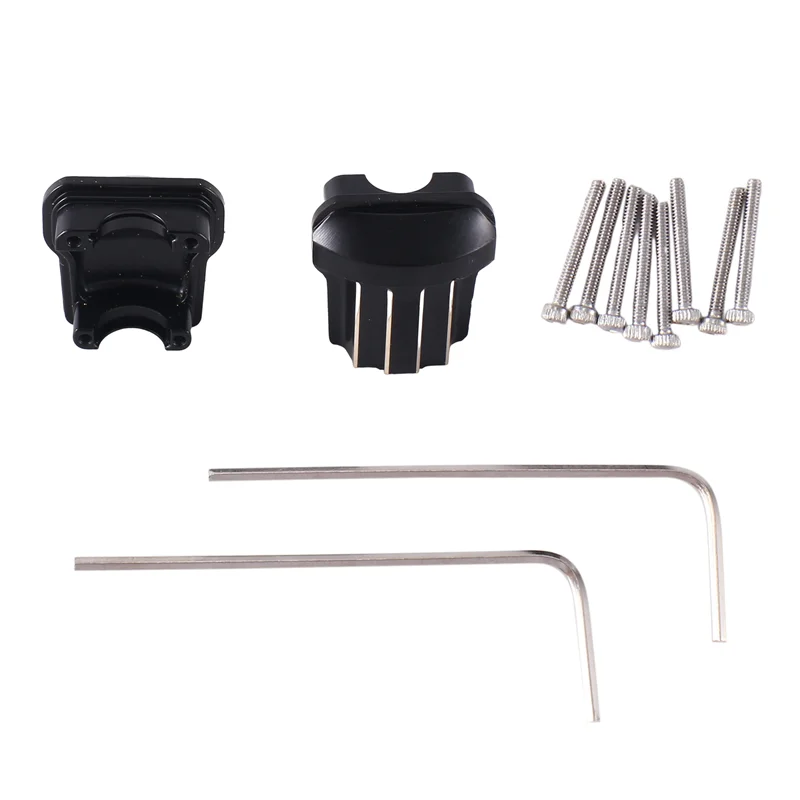 2Pcs Brass Front And Rear Axle Cover Diff Cover 9787 For Traxxas TRX4M 1/18 RC Crawler Car Upgrade Parts Accessories