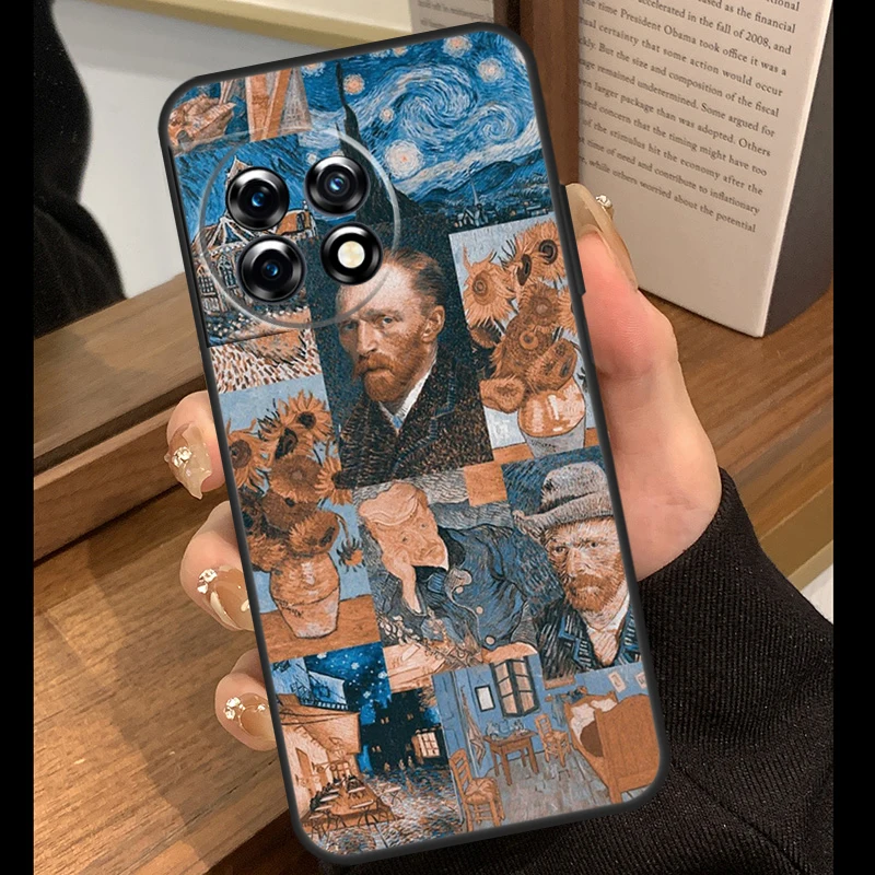 حافظة مجمعة للرسم الشهير من عصر النهضة لهاتف OnePlus Nord 5 CE 2 3 4 Lite N20 N30 OnePlus 13R 12R 8T 10T 13T 10 11 12 13 #3