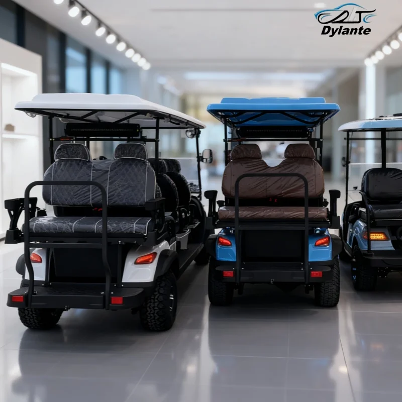 عربة جولف كهربائية قانونية للشارع، معتمدة من CE، دراجة كهربائية، مكبرات صوت بلوتوث، مقعد منجد، سكوتر كهربائي #2