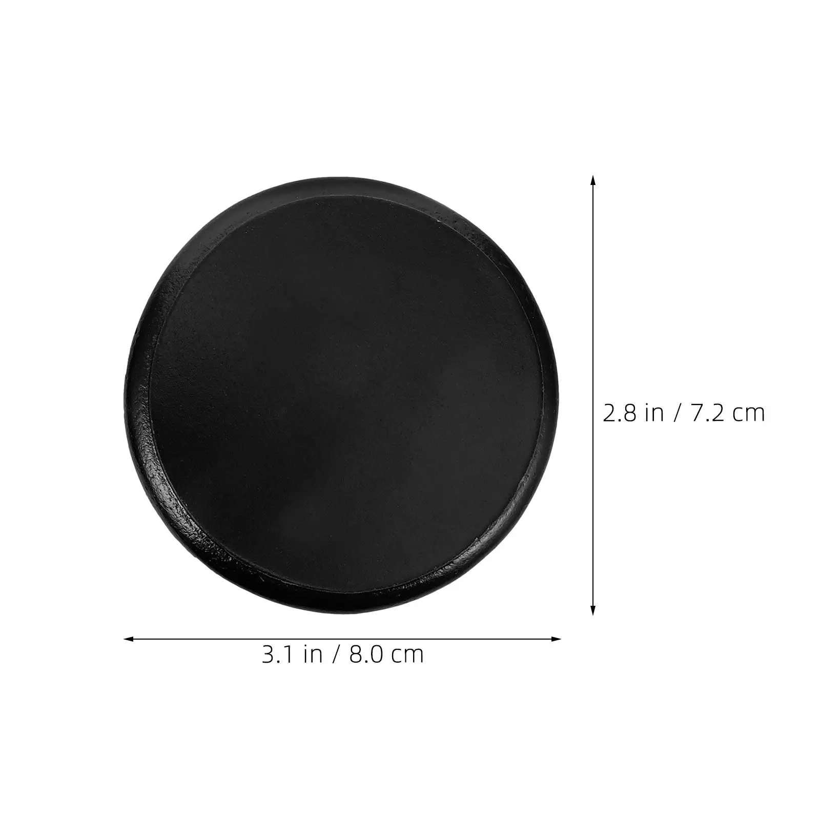 10Pcs Figure Display Stand Round Base 3.1in Wood Support for Collection Display Holder Accessory Wood Figure Base