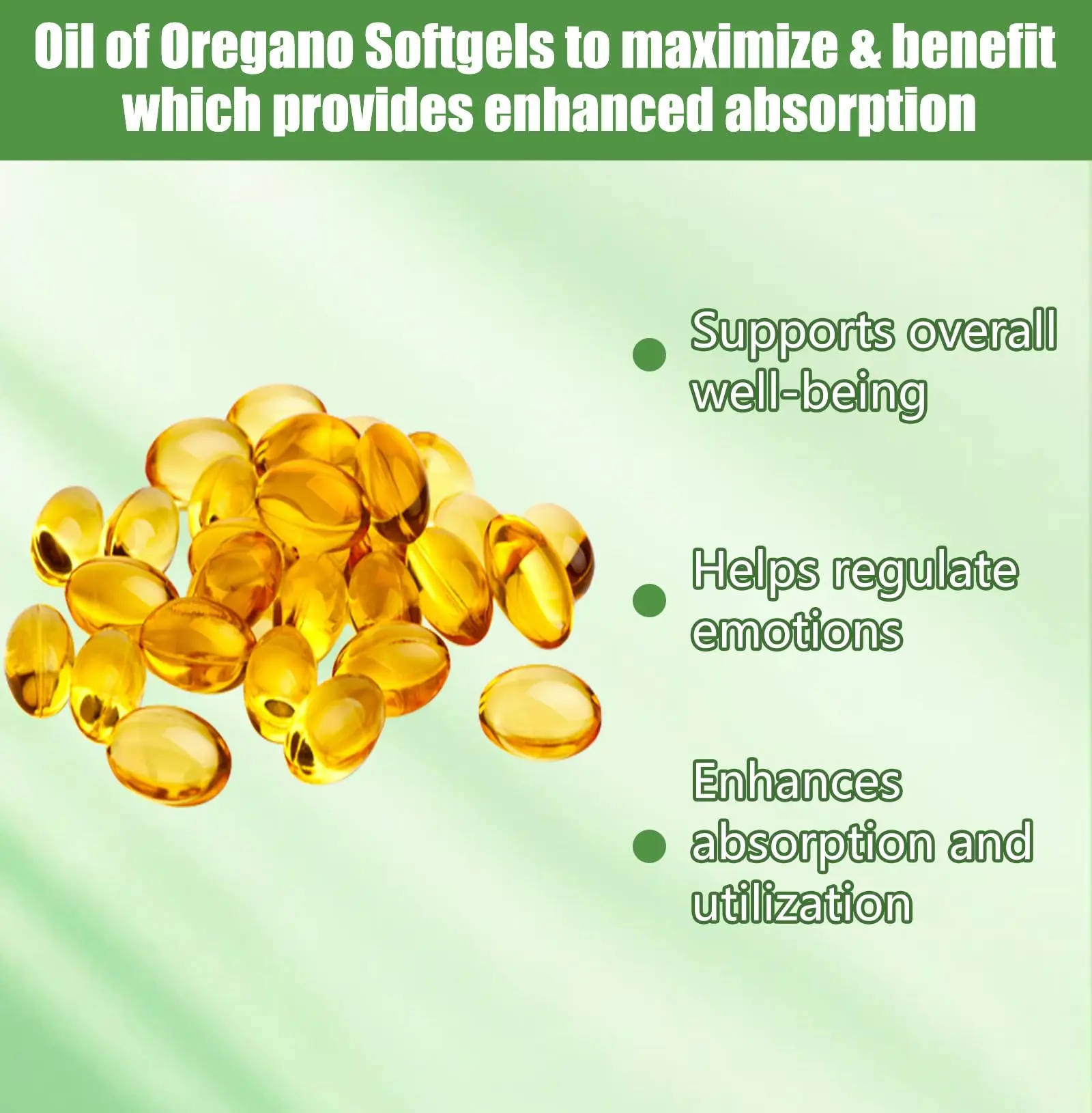 Oregano Oil Supplement Softgels Capsules 2 in 1 6000mg with Black Seed Oil 200mg Non-GMO Gluten Free 300 Capsules