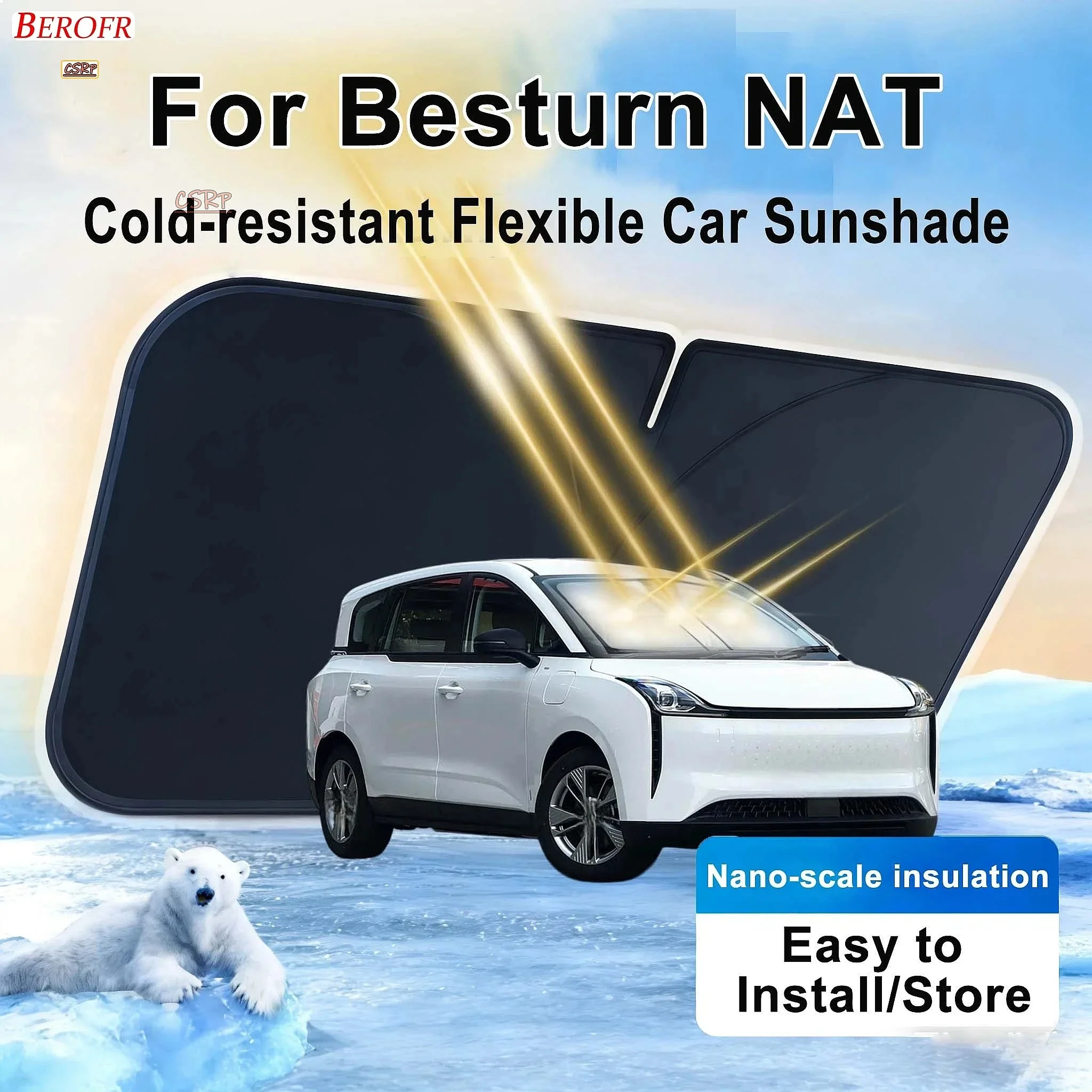 For Besturn NAT 2022-2026 Car Windshield Sunshade Cover Front Window Sun Shade Heat Insulation Summer Auto Accessories
