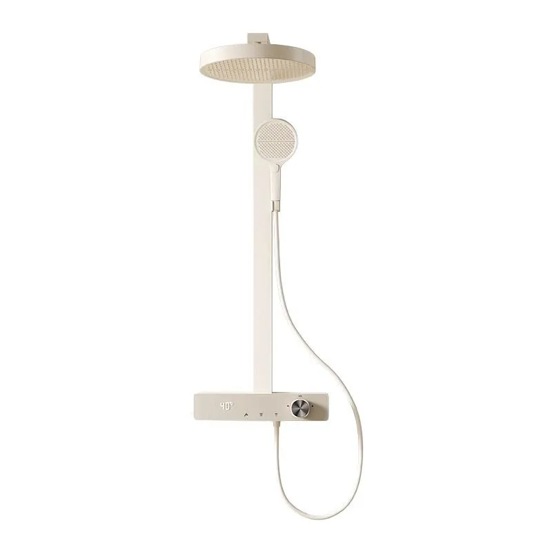

All-copper rain shower set, chlorine removal and skin beauty, all-copper digital display, oversized top spray