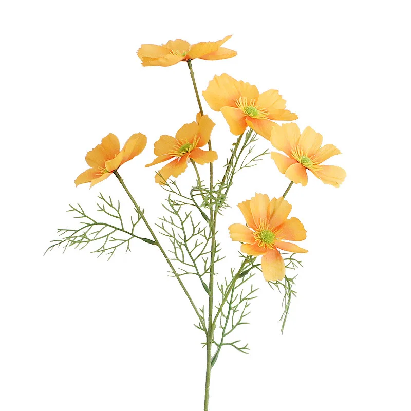 60CM6 Head Cosmos Artificial Flower Home Ornament Wedding Decoration Flower Arrangement Photography Prop Gesang Flower