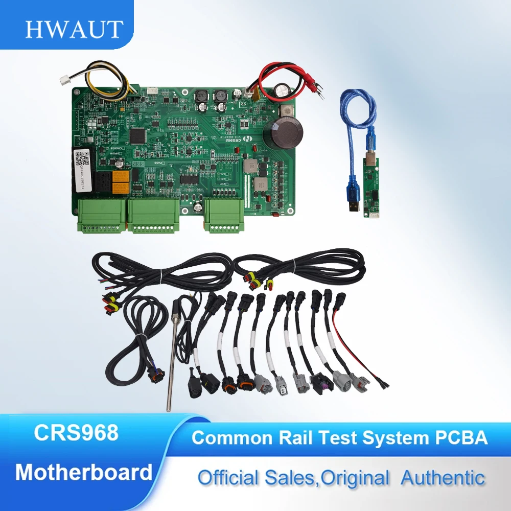 CRS968 Common Rail Test System Fuel Injection Pump Test Bench Main Board Motherboard Control Circuit Board Window7 Cable Kits