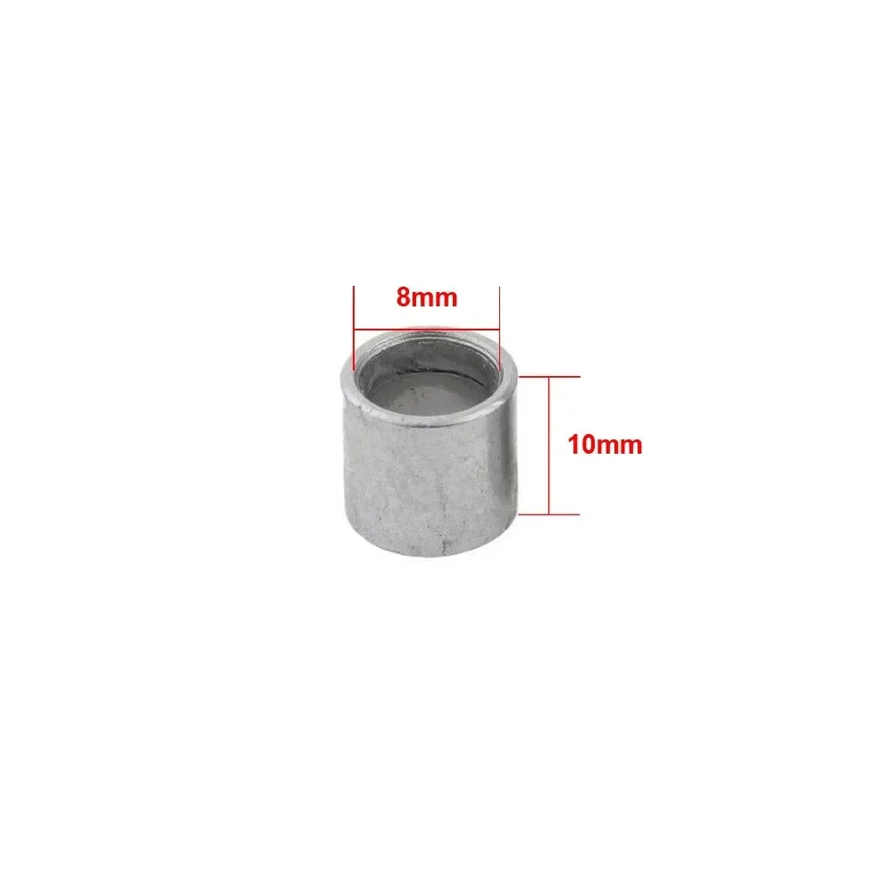 4/8 Pcs 10mm Long  Alloy Spacers Fit Push Scooters Skateboards Fit 8mm Axles Between 608 Bearings For Skateboard Accessories