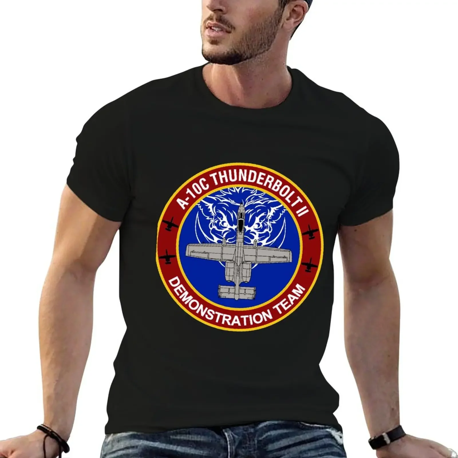 

A-10 Warthog Flight Demonstration Team T-Shirt vintage graphics funny meme t-shirts plus size clothes mens cotton t shirts