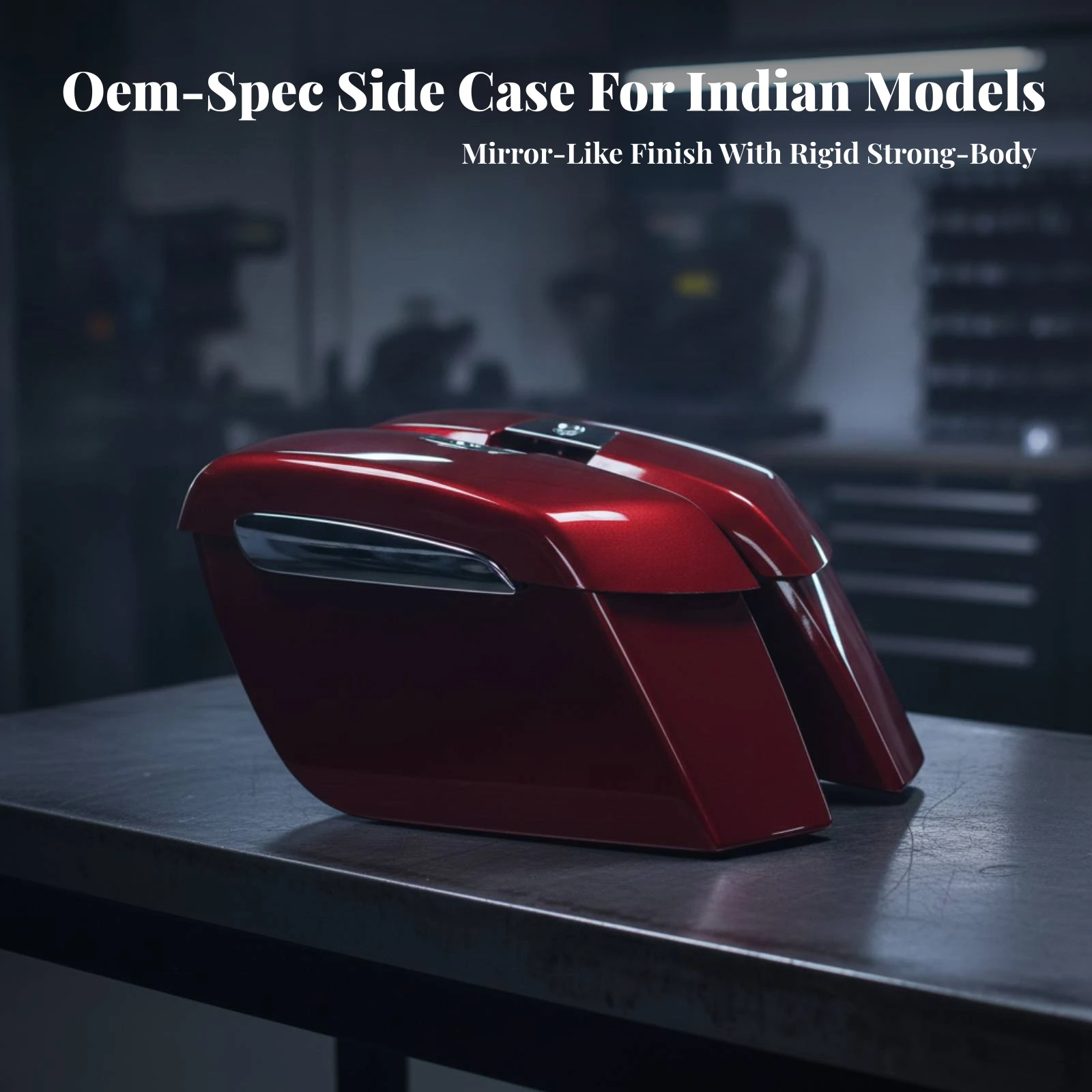 Side Box Covers Rust Corrosion Resistant Saddlebag Lid Trim Saddlebag Lid Accent Easy to Install