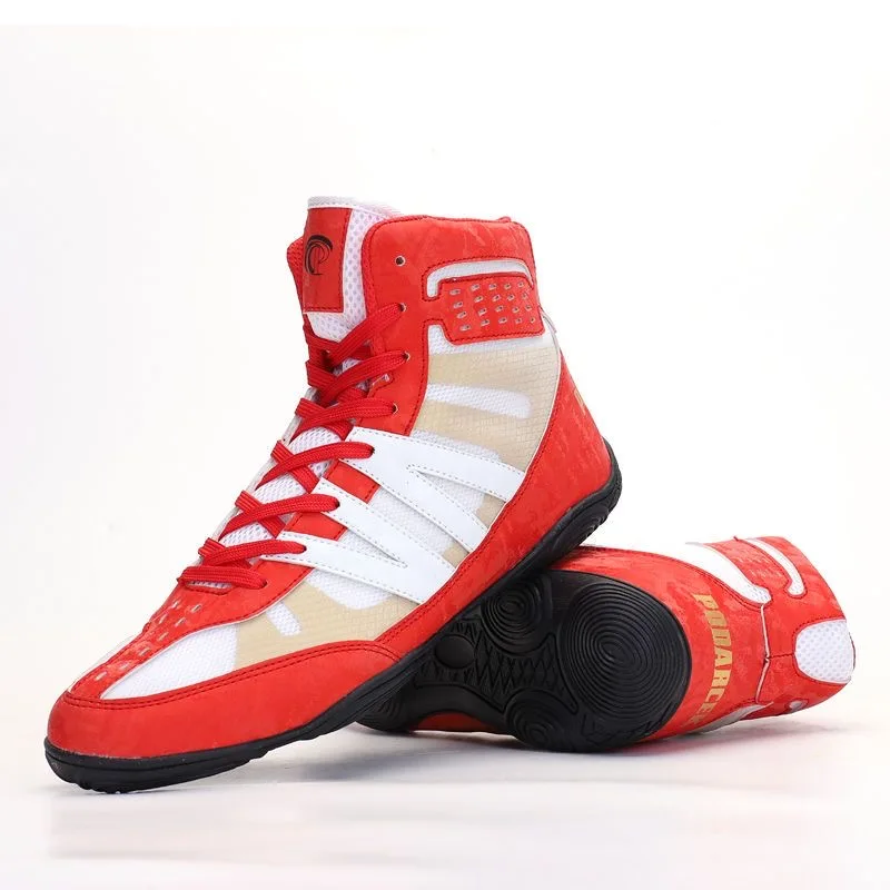 

Professional Wrestling Boots Men Women Hard-Wearing Boxing Shoes Couples Breathable Fighting Boots Gym Training Shoe Unisex