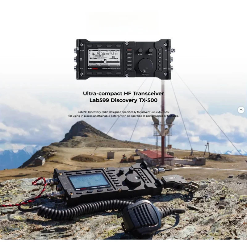 Lab599 TX-500 10W 50MHz Portable HF All Mode Transceiver SSB CW DIG AM FM