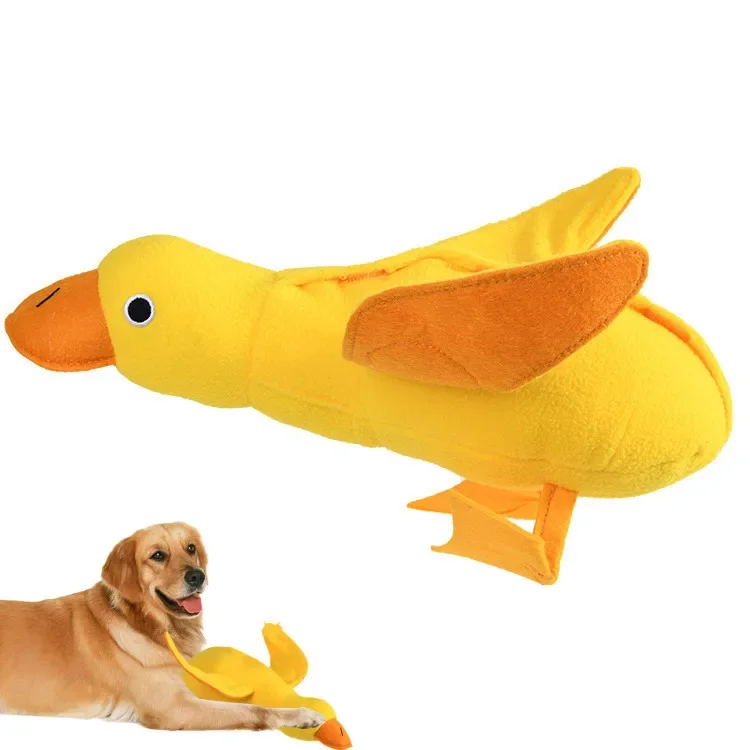 

Interactive Newest Slow Feeding Dog Training Toy Duck Shaped Plush Toy for Playful Pets Encourages Playful Dog Cat Play Products