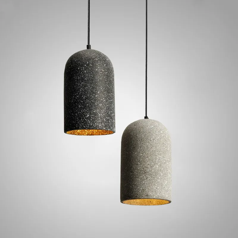 

Nordic Ins InfluencerStyle Pendant Lamp for Dining Room Bedroom Study Mall Unique Cement UShape Design