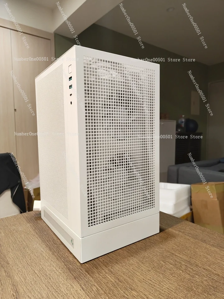 

CH160 small chassis ITX side through mesh handle chassis long graphics card ATX power supply Type-C