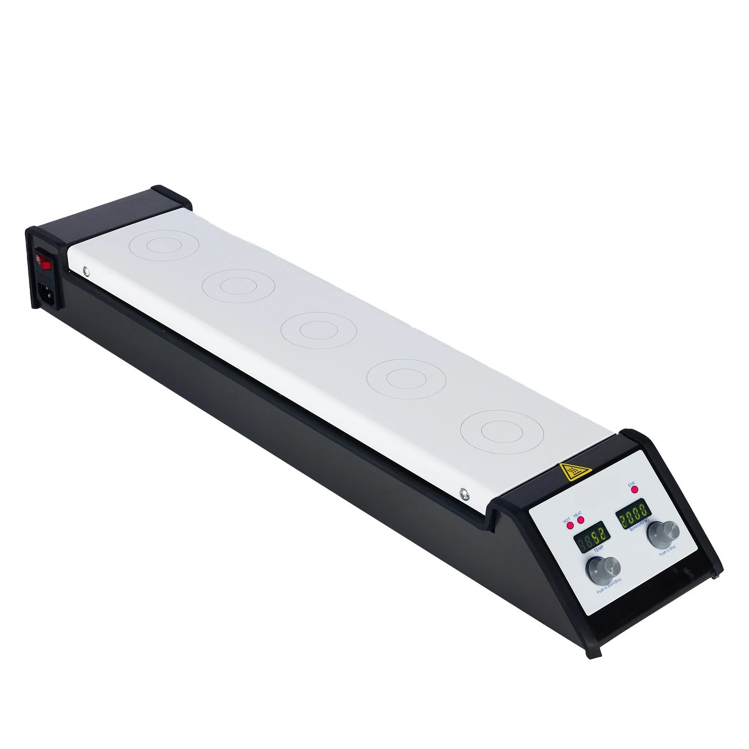 

Stainless steel body numerical control 5 position heating magnetic mixer Mixer