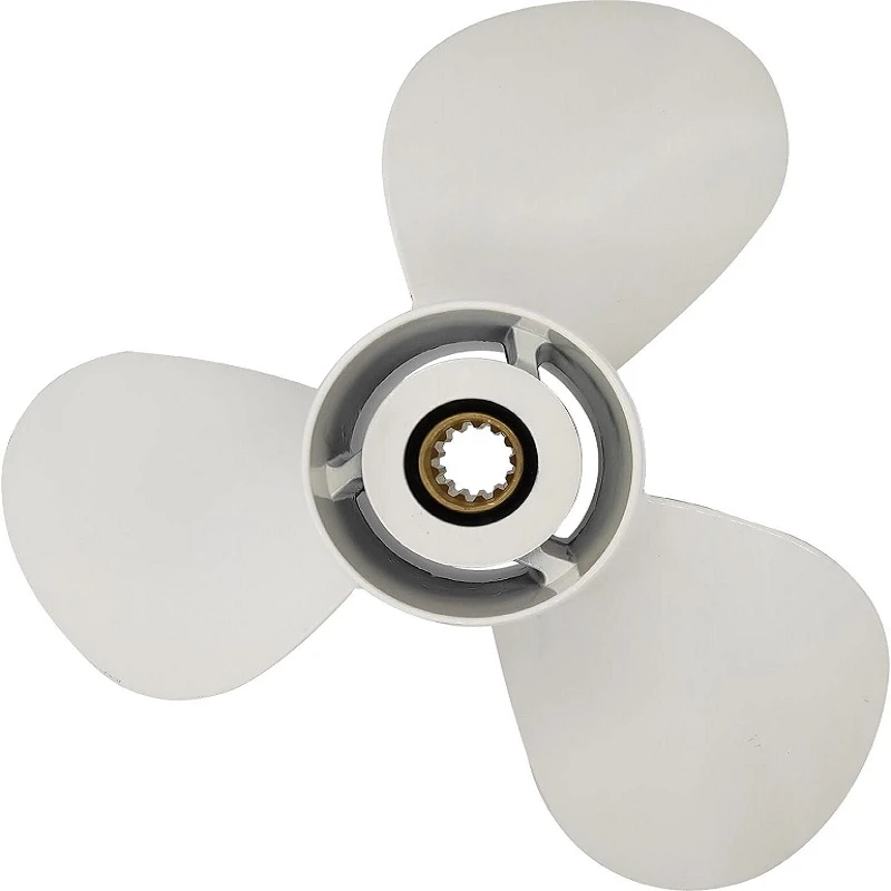 

11 3/4x10-G Boat Propeller 25-60HP Boat Outboard Propeller 3 Blades 13 Tooth Aluminum Alloy For Yamaha Propeller 663-45954-01-EL