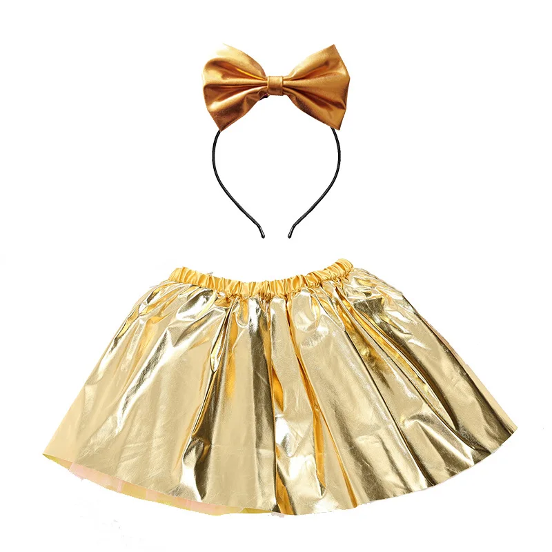 

Layered Tutu Skirt Costumes Set with Hair Bows for Girls Birthday Halloween Christmas Party Dress up Cosplay