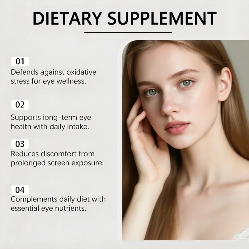16-in-1 Lutein Zeaxanthin Eye Support with Omega-3 60 Softgels for Vision & Eye Health Supplement Non-GMO for Adult