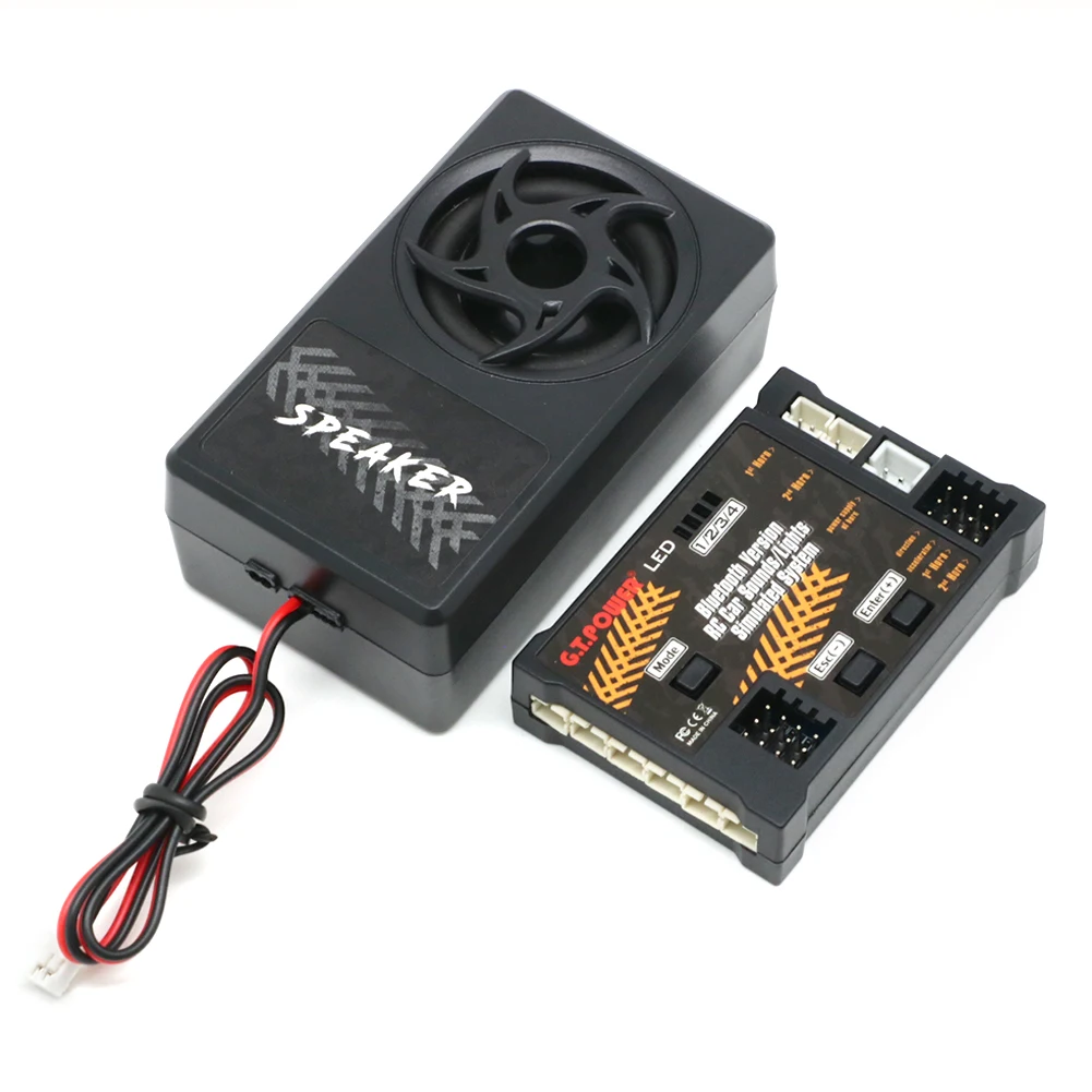 G.T.Power-Système de simulation du son du moteur pour voiture RC, version Bluetooth RC, Axial SCX10 TRtage