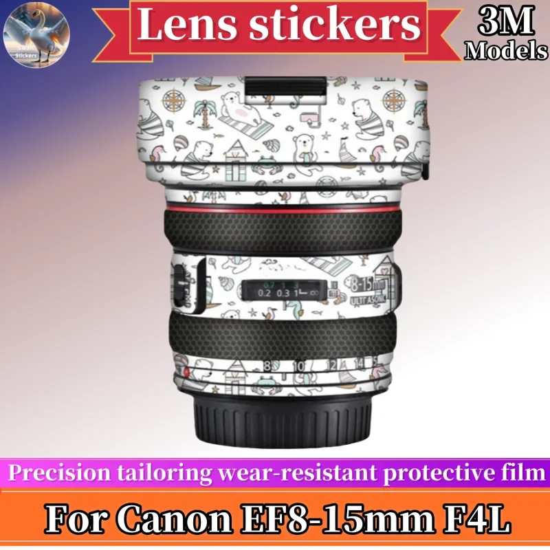 EF815F4L skins For Canon EF8-15mm F4L Lens stickers,protective film,Precision tailoring wear-resistan