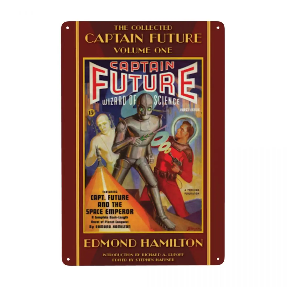 Custom Captain Future Metal Tin Signs Retro Plaques for Pub Cafe Yard Man Cave Bar Wall Art Decor