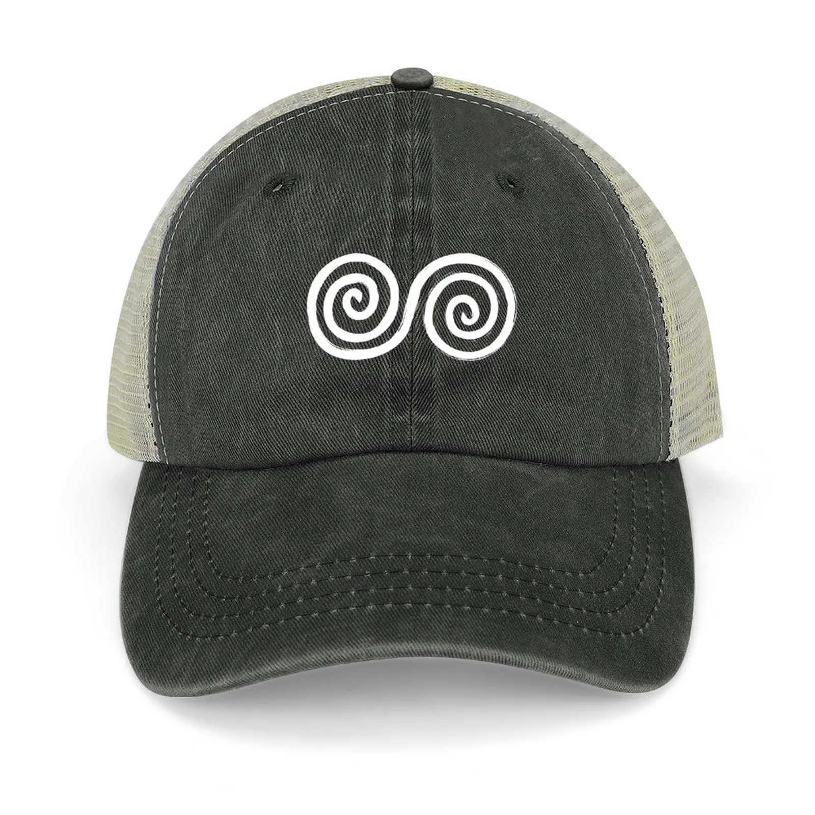 

Double Spiral Celtic Symbol Baseball Cap Trucker Hat Anime Luxury man cap Caps For Men Women's