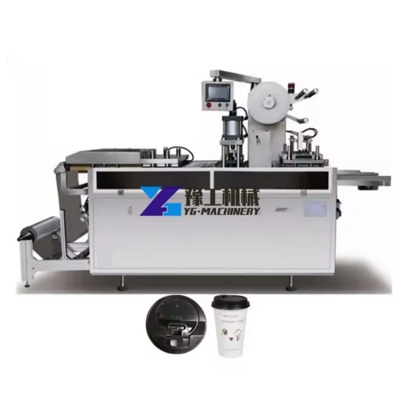 Factory Direct Sale Automatic Plastic Lid Forming Machine / Cup Lids Forming Machine / Cup Lid Making Machine