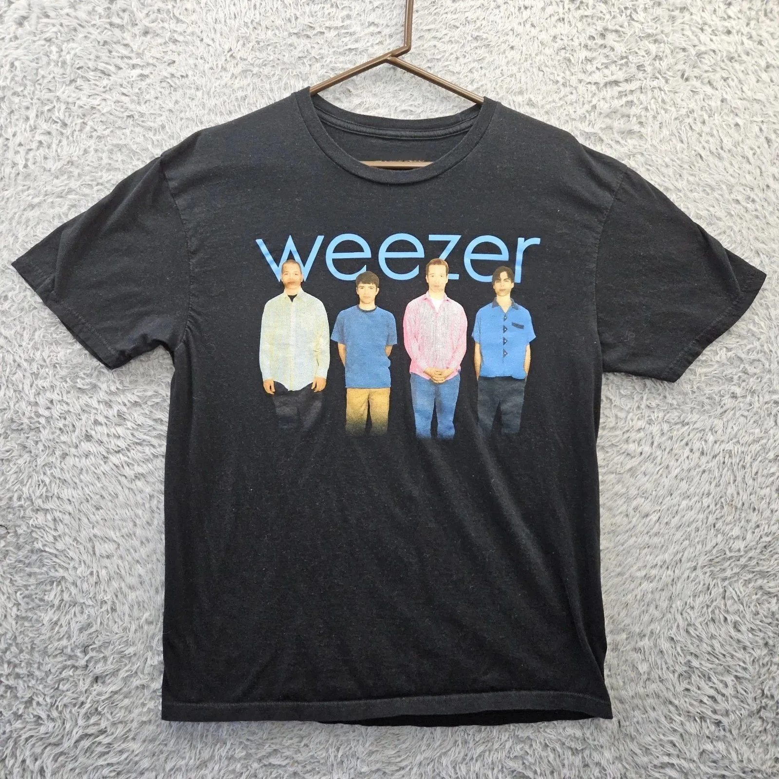 Punk Retro Band Tee Weezer T Shirt Since 1992 Computer Band Tee Alt Punk Rock Streetwear Print Casual Loose T Shirts Unisex