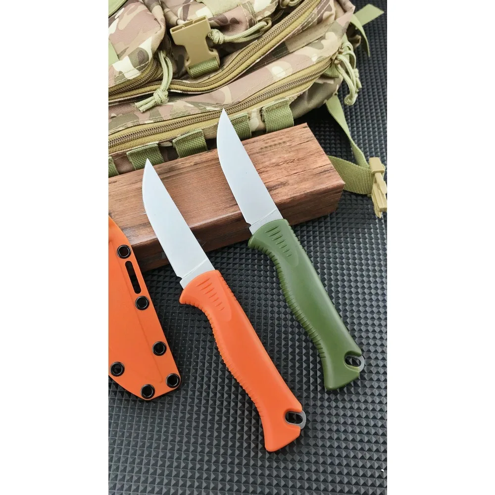 

BM15505 Straight Blade blade D2 handle Nylon fiber Outdoor survival cutting tool camping protection knife for men's gift
