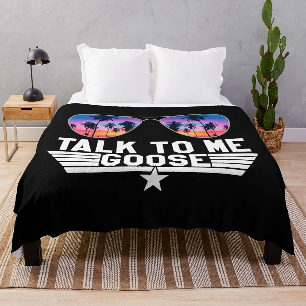 

Talk To Me Goose Throw Blanket Single Quilt For Sofa Thin Blankets