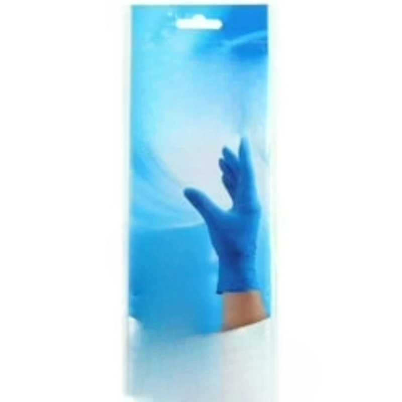Puncture Resistant Nitrile Disposable Multipurpose Cleaning Gloves, Blue, 10 Count