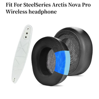 For SteelSeries Arctis Nova Pro Wireless Headphones Memory Foam Ear Cushions High Quality Replacement Ear Pads