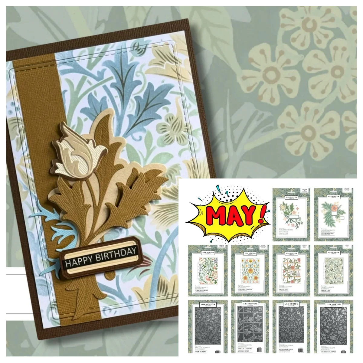 Foliage Sea Flowers Trellis Bird Larkspur Metal Cutting Dies Stencil Hot Foil For DIY Scrapbook Craft Decoration MAY 2026