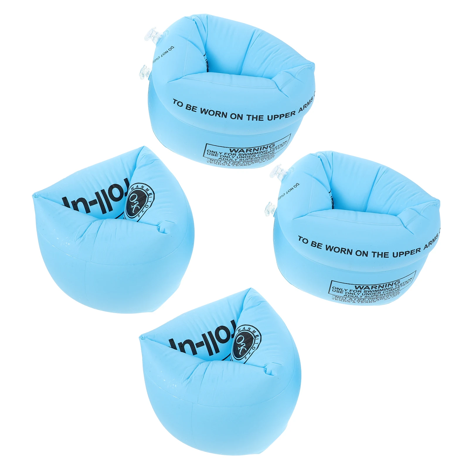 ذراع سباحة قابل للنفخ يطفو للبالغين، حمام سباحة آمن، شاطئ، تدريب على السباحة، خفيف الوزن وسريع