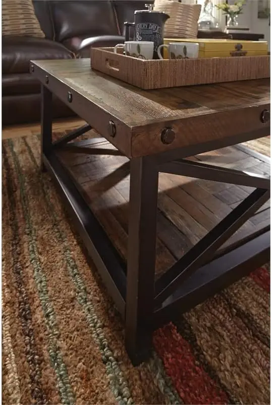 Carpenter Coffee Table, Brown