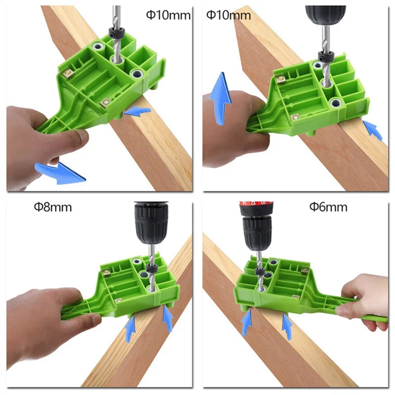 

A43F-деревообрабатывающий дырокол, локатор, ручной инструмент для подключения деревянной доски, направляющая для сверления отверстий, локатор, деревообрабатывающие инструменты