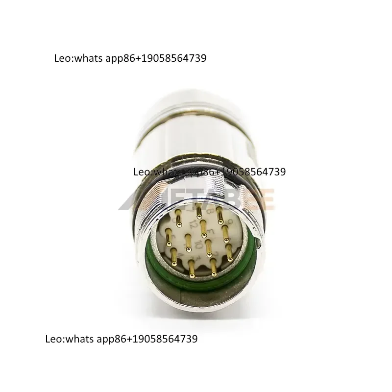M23 6 7 17 Pin 4Pin 6Pin 6-Pin 7Pin 12Pin 17Pin Female Male Power Clock Wise Encoder Waterproof Signal Bulkhead Connector view 3
