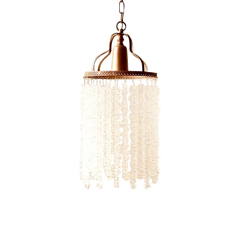 

Retro, crystal, chandelier, French, rural, literary, nostalgic, Nordic, light luxury