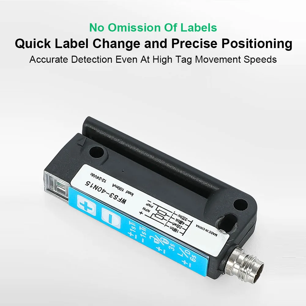 1PCS 40N415 Non Transparent Label Detection Electric Eye Slot Type Photoelectric Switch Sensor Self-adhesive Labeling Machine