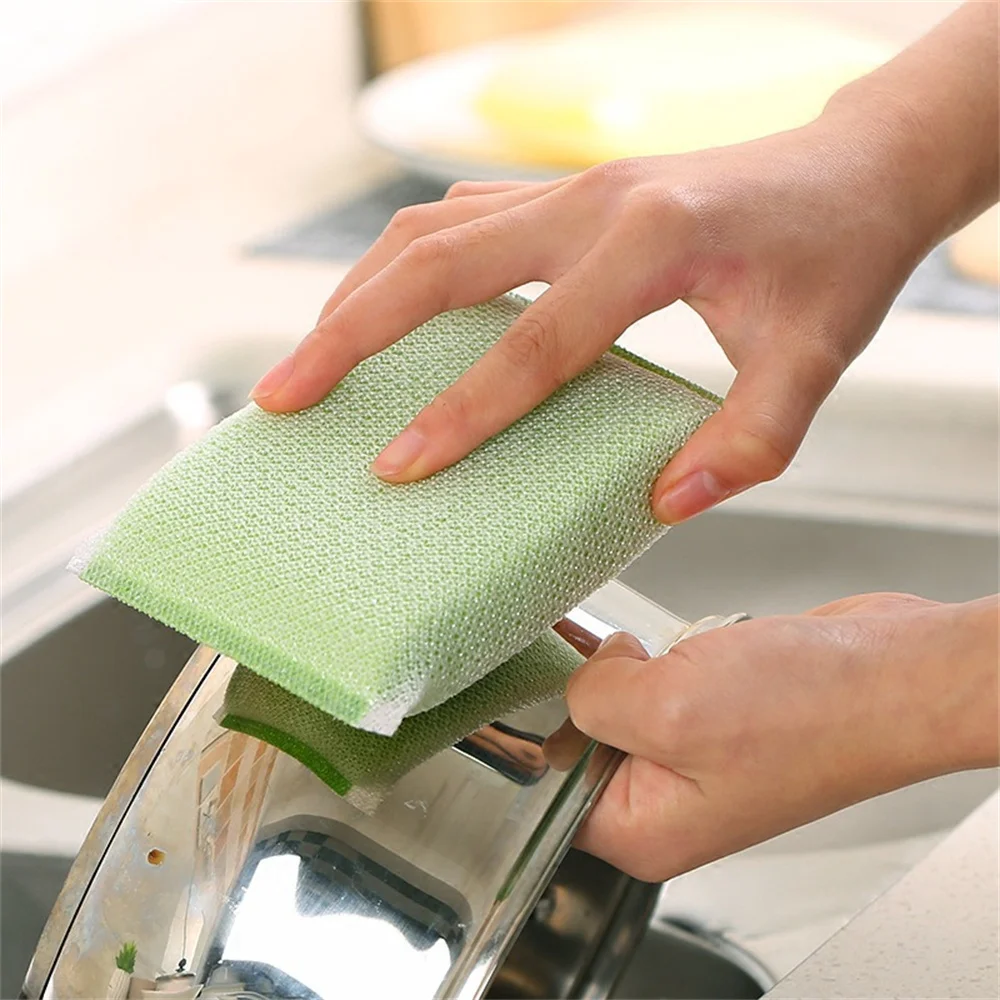 Tableware Cleaning Tools Strong Cleaning Ability For Kitchen New Sponge Eraser Household Cleaning Tools Dishwashing Cloth