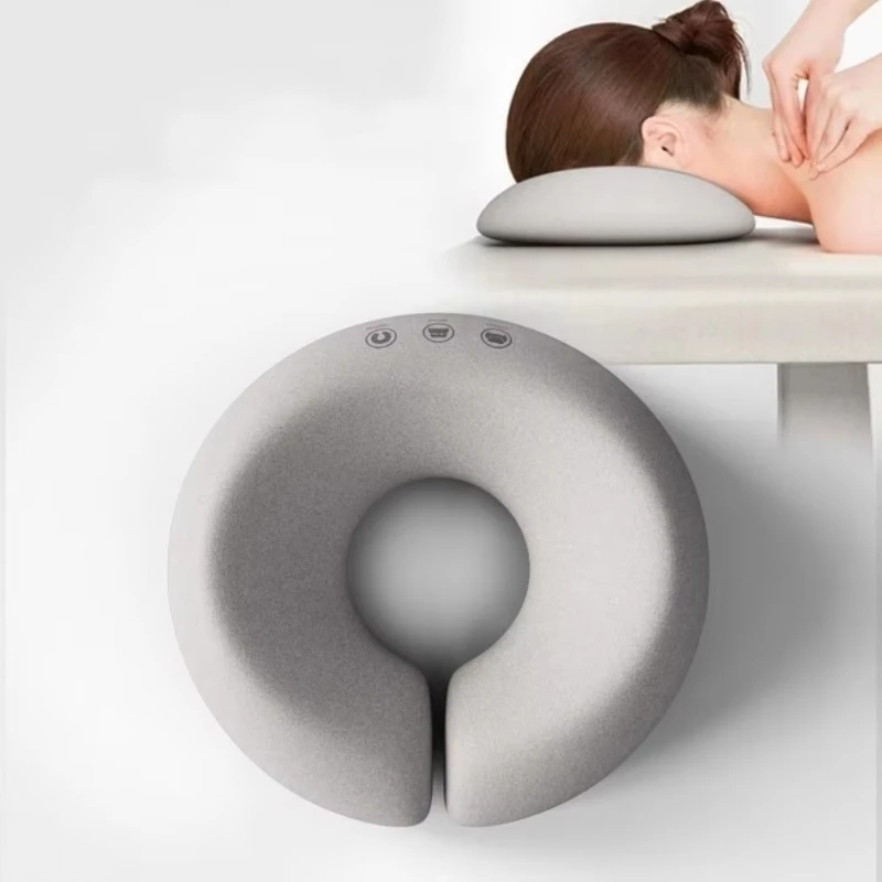 Contour Face Pillow With,ergonomic Neck & Facial Support Cushion Zipper Closure Dry Clean Only Multi-use For Home