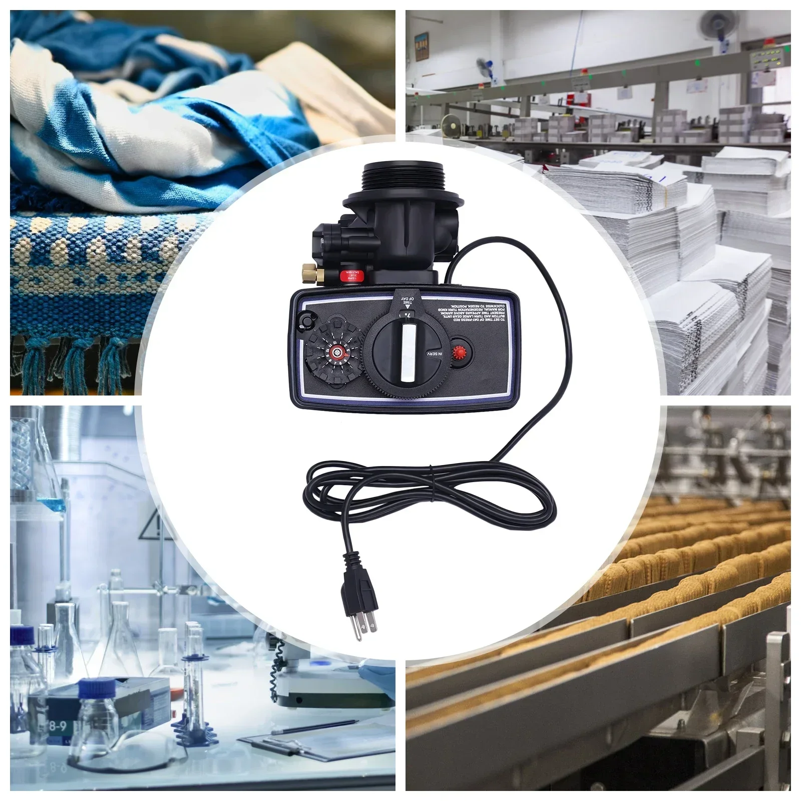 

Клапан умягчителя воды, цифровая сменная головка, 3 Вт, умягчитель воды для дома, 12 дней, 5600, таймер, головка клапана управления