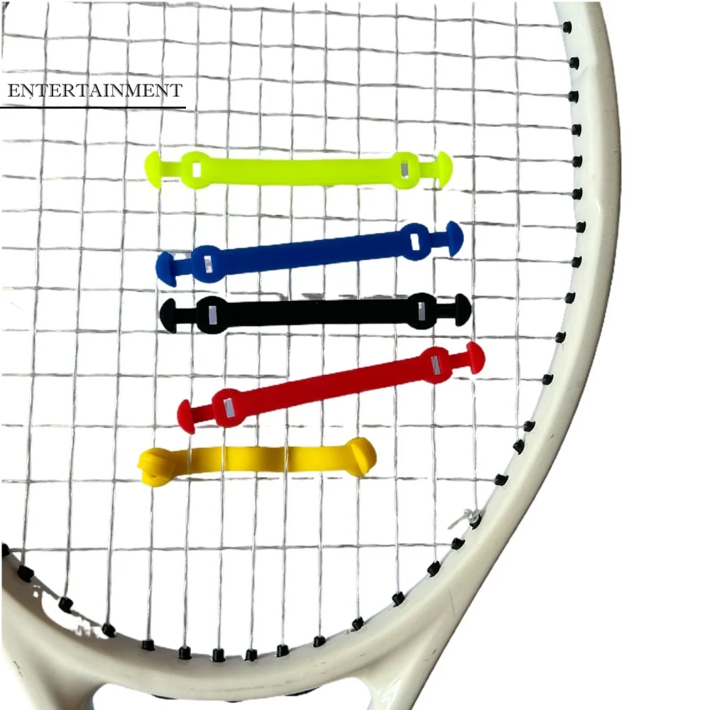 

Vibration Dampeners Long Tennis Racket Shock Absorbers Double Knots Shockproof Damper Tennis Racket Vibration Dampeners Belt
