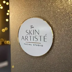Classic Big Size Logo Sign for Shops Customized Acrylic with Gold/Silver Bright Design