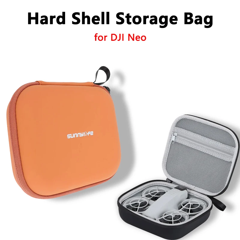 Hard Shell Storage Bag for DJI Neo Drone Carrying Case Portable Handheld Shockproof Body Protection Box Travel Drone Accessories