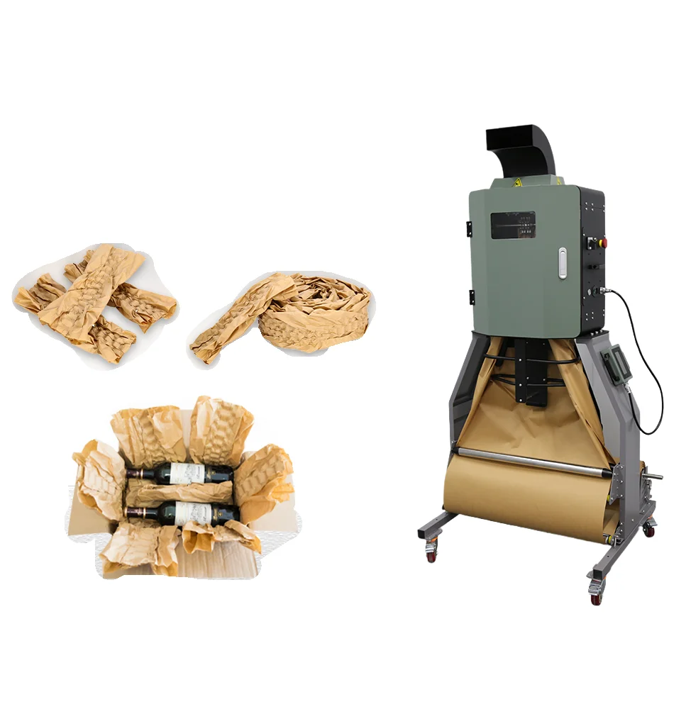Automatic Paper Making Machinery Kraft Paper Extrusion Padding for Factory Gifts Crafts Machine Cushioning